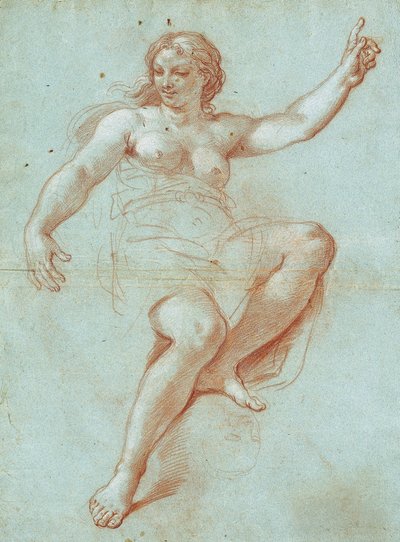 Studio per la figura di Aurora da Giacinto Calandrucci